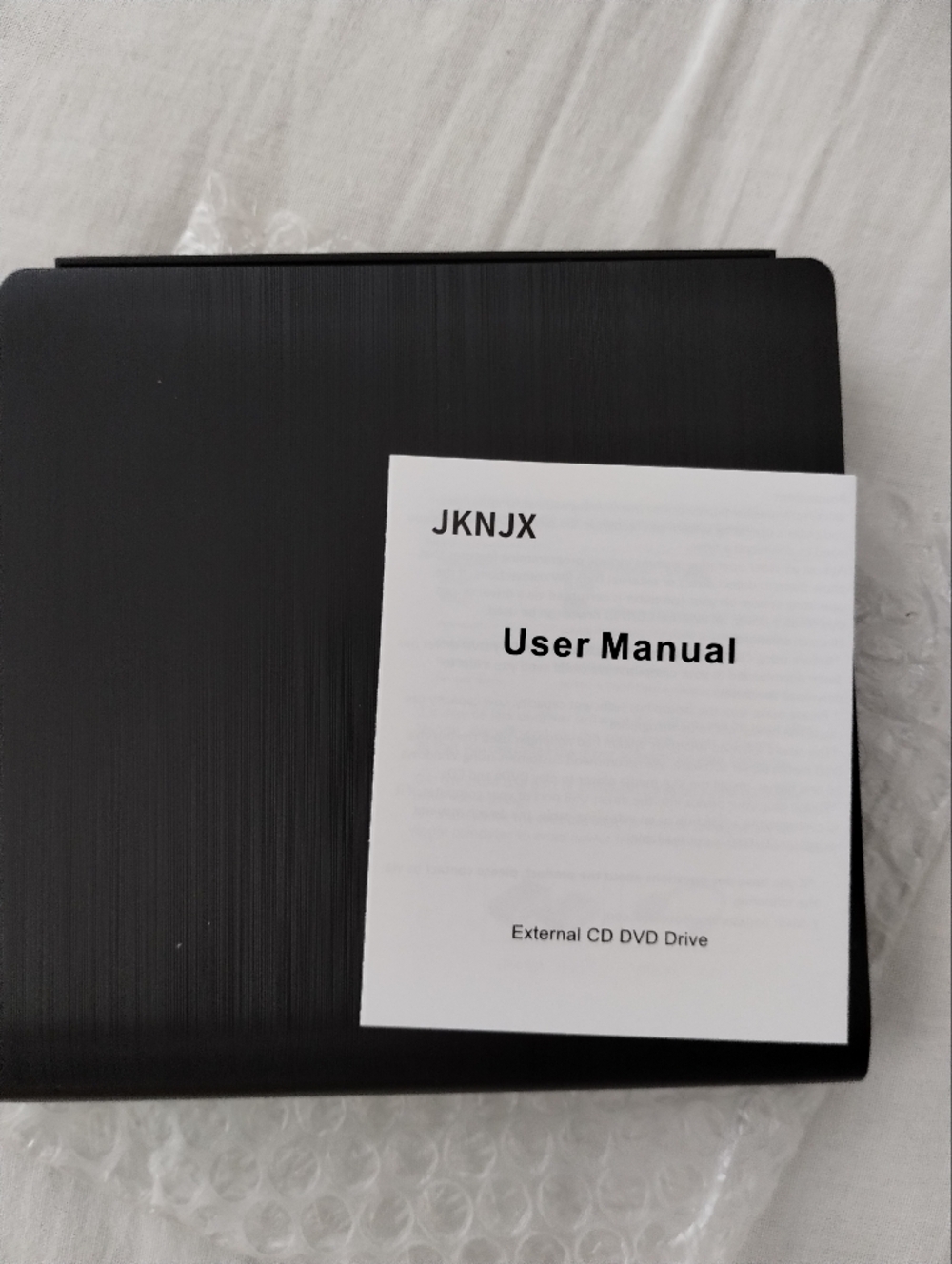 External USB DVD-RW Drive - Black Portable Optical Drive